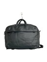 【中古】BROSKI AND SUPPLY◆バッグ/レザー/BLK/無地【バッグ】