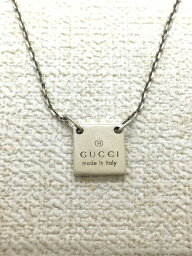 【中古】GUCCI◆ネックレス/SV925/SLV/トップ有/メンズ【服飾雑貨他】