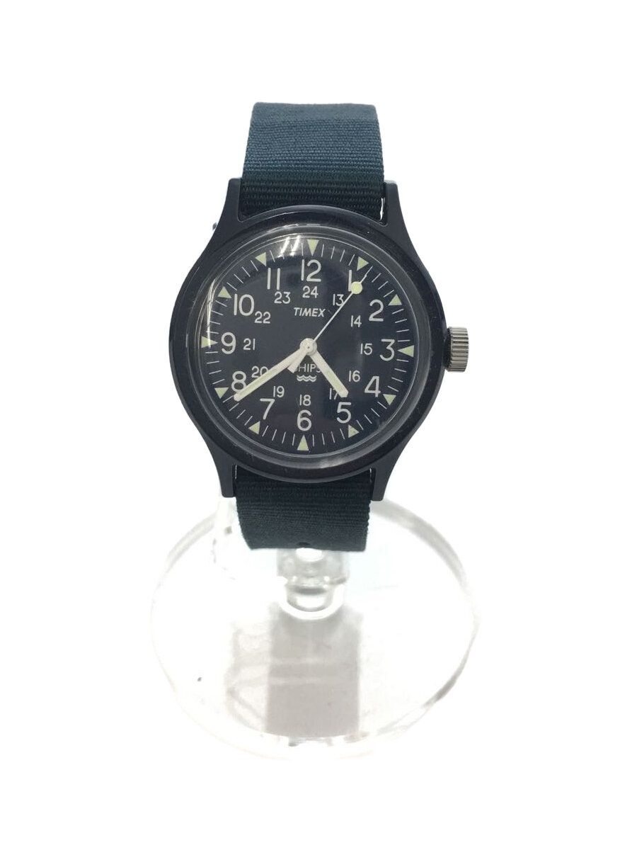 【中古】TIMEX◆クォーツ腕時計/アナ