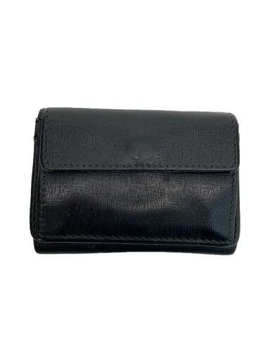 【中古】BALENCIAGA◆3つ折り財布/レザー/ブラック/コンパクトウォレット/ダメージ有【服飾雑貨他】 【中古】BALENCIAGA◆3つ折り財布/レザー/ブラック/コンパクトウォレット/ダメージ有【服飾雑貨他】