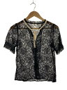 【中古】ISSEY MIYAKE◆半袖ブラウス/2/レーヨン/BLK/IM81JK002【レディースウェア】(4)