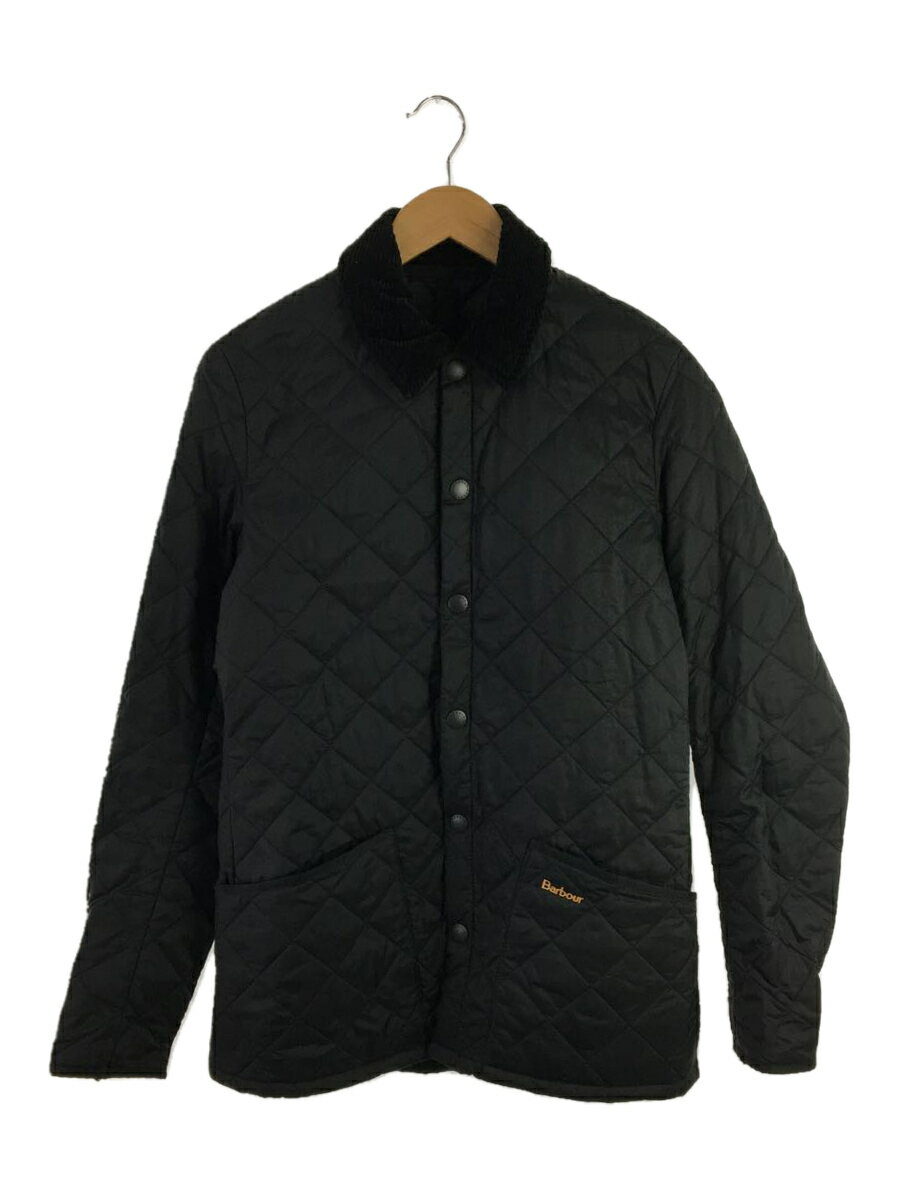 【中古】Barbour キルティングジャケット/XXS/ナイロン/BLK/1602098【メンズウェア】