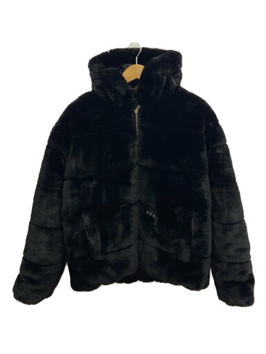 【中古】ACANTHUS◆Fur Hooded Jacket/ジャケット/M/ポリエステル/ブラック/JK2205【メンズウェア】 【中古】ACANTHUS◆Fur Hooded Jacket/ジャケット/M/ポリエステル/ブラック/JK2205【メンズウェア】