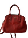 【中古】kate spade new york◆ハンドバッグ/レザー/RED【バッグ】
