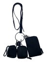 【中古】MAISON SPECIAL◆マルチポケットレザーバッグ/ショルダーバッグ/レザー/ブラック【バッグ】