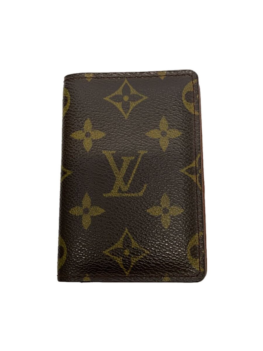 【中古】LOUIS VUITTON◆オーガナイザー・ドゥ・ポッシュ_モノグラム・キャンバス_BRW/キャンバス/BRW/総柄/メンズ【服飾雑貨他】