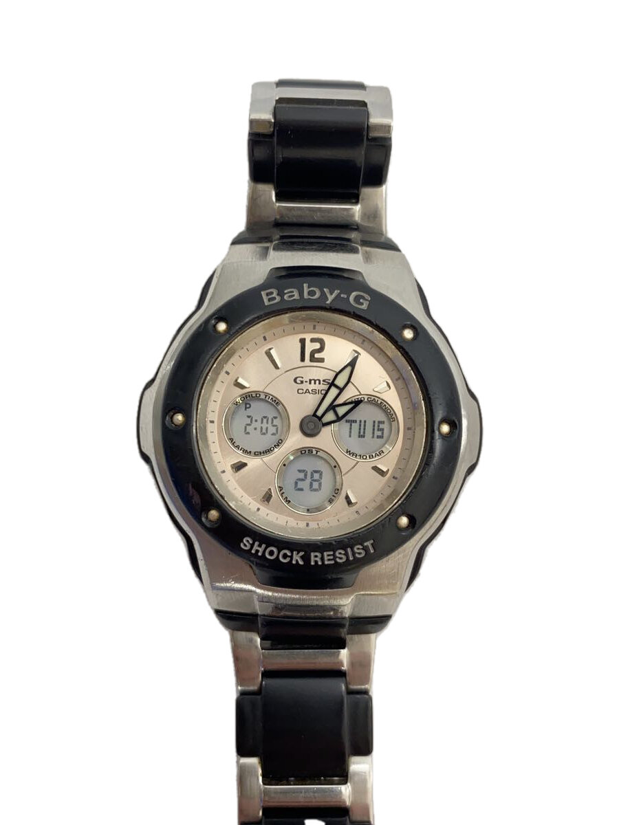 【中古】CASIO◆クォーツ腕時計/デジアナ/ステンレス/PNK/MSG-300C-1BJF【服飾雑 ...
