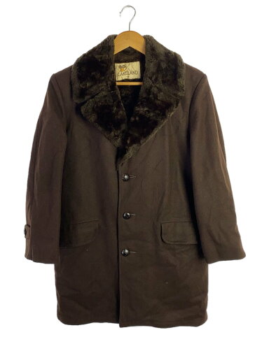 【中古】70s/LAKELAND/ボアコート/36/ブラウン【メンズウェア】 【中古】70s/LAKELAND/ボアコート/36/ブラウン【メンズウェア】