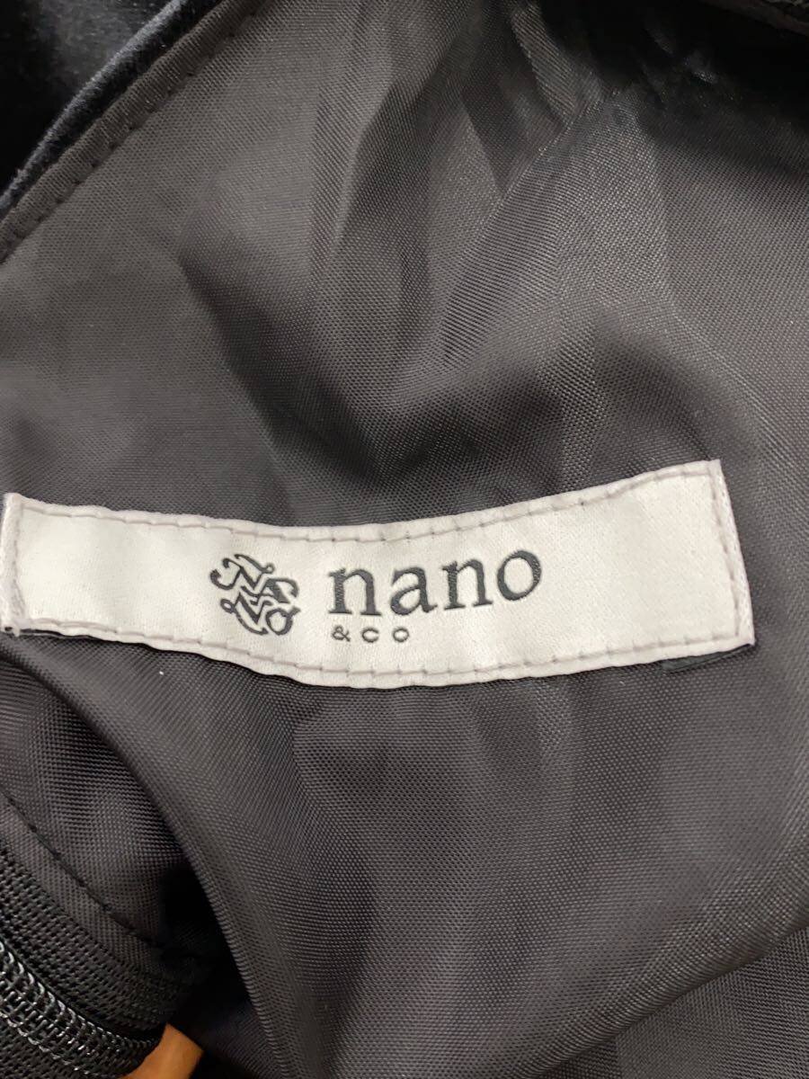 【中古】nano universe◆ベロアワンピース/38/ポリエステル/ブラック/無地/NL73OP6087LR【レディースウェア】 jumblestore-37941463 2nd STREET 楽天市場店 サンプル画像3