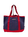【中古】TOMMY HILFIGER◆ミディアムキャンバストートバッグ/ネイビー/レッド/BW869J2255【バッグ】(4)