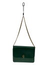 【中古】Christian Dior◆チェーンショルダーバッグ/レザー/GRN//【バッグ】