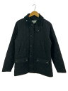 【中古】Barbour◆ビデイルSL/キルティングジャケット/38/ウール/ブラック/黒/無地/1702479【メンズウェア】