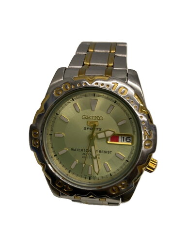 【中古】SEIKO◆自動巻腕時計/アナログ/ステンレス/GLD/7S36-0230【服飾雑貨他】 【中古】SEIKO◆自動巻腕時計/アナログ/ステンレス/GLD/7S36-0230【服飾雑貨他】