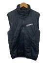 【中古】adidas◆ナイロンベスト/XL/ポリエステル/BLK/無地/hj7358【メンズウェア】