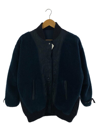 【中古】AMERI◆KNIT BOA BLOUSON/FREE/ポリエステル/NVY/無地/0120620601【レディースウェア】 【中古】AMERI◆KNIT BOA BLOUSON/FREE/ポリエステル/NVY/無地/0120620601【レディースウェア】