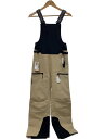 【中古】salomon◆ウェアー/S/BEG/ABSOLUTE 3L BIB【スポーツ】