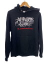 【中古】Blackeyepatch◆AGH HOODIE/フーディー/パーカー/ロゴ刺繍/ブラック/M【メンズウェア】