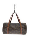 【中古】LOUIS VUITTON◆1)パピヨン26_モノグラム・キャンバス_BRW/PVC/BRW【バッグ】