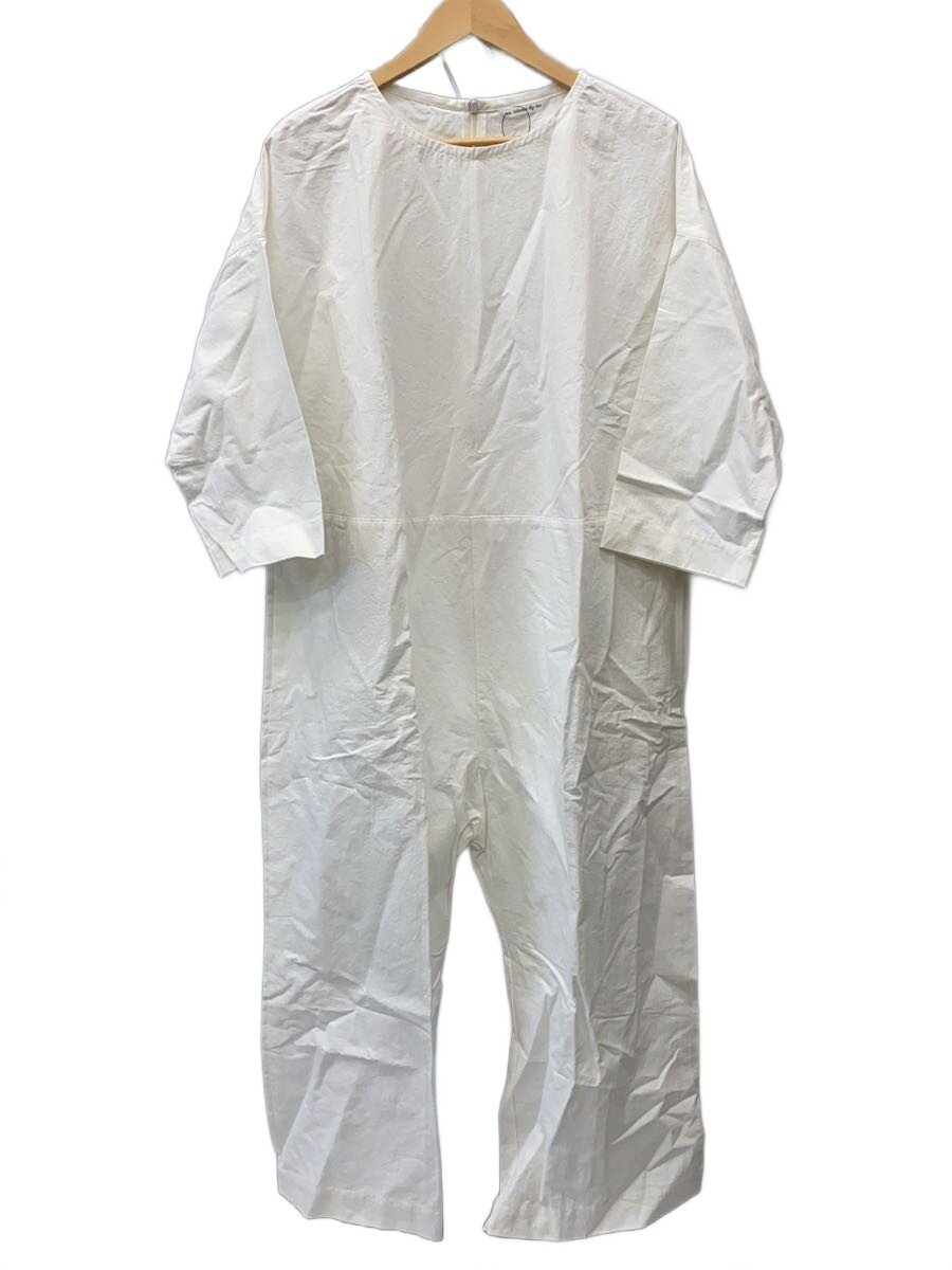 【中古】オールインワン/--/コットン/WHT/無地//【レディースウェア】