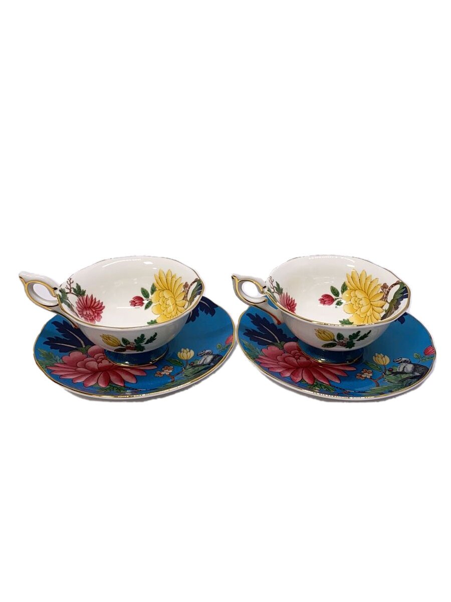 【中古】WEDGWOOD◆カップ&ソーサー/2点セット/マルチカラー【キッチン用品】