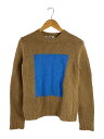 【中古】MSGM◆Contrasting panelled crewneck/ニット・セーター(厚手)/XS/ウール/BRW【メンズウェア】(4)