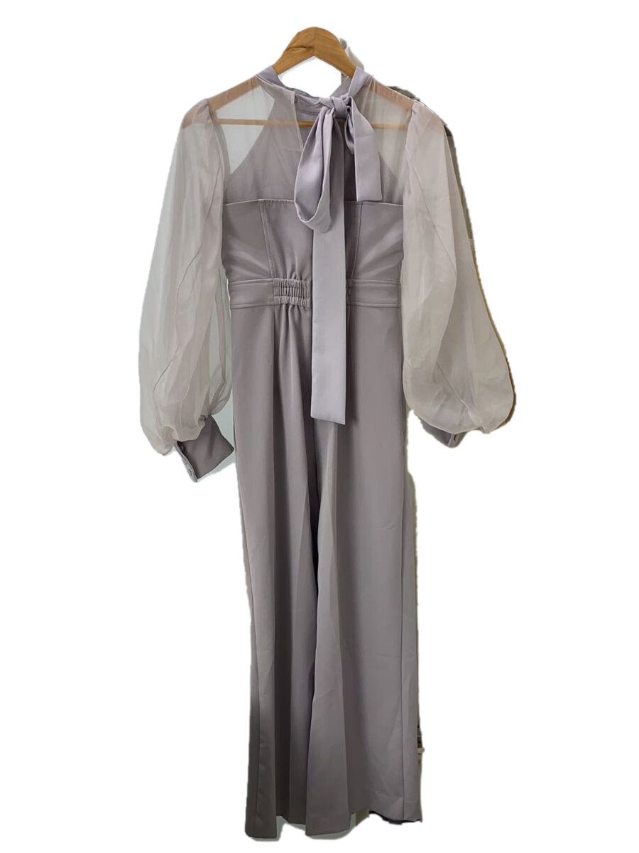 【中古】SNIDEL◆シアートップスベアオールインワン/オールインワン/0/ポリエステル/SLV/SWFO235040//【レディースウェア】