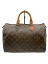 【中古】LOUIS VUITTON◆1)スピーディ40_モノグラム・キャンバス/PVC/BRW【バッグ】(4)