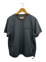 【中古】MOSSIR◆FINE CREEK/Isaac S/S/アイザック/Tシャツ/40/ナイロン/グレー/MOST005//【メンズウェア】