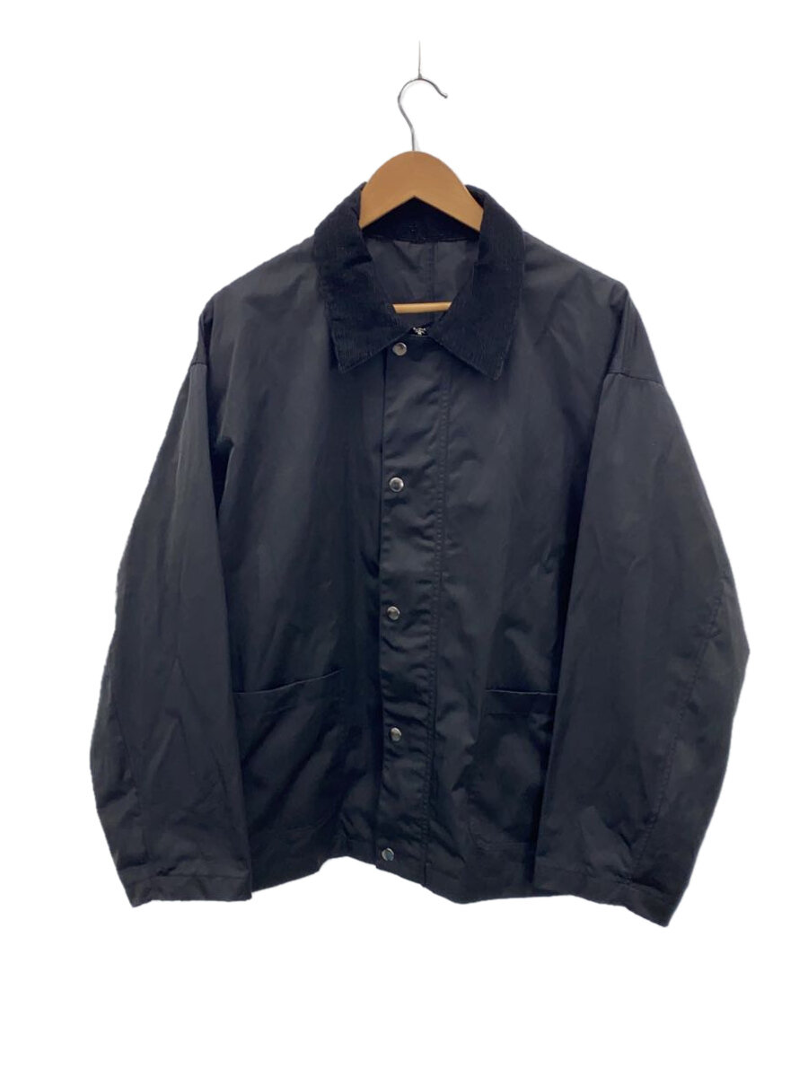 【中古】UNITED ARROWS green label relaxing◆ハンターオーバーコート/ジャケット/M/ポリエステル/BLK/3225-699-3353【メンズウェア】