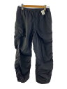 【中古】BEAMS◆ボトム/S/ナイロン/BLK/11-24-1487-139/24SS/パッカリングイージーパンツ【メンズウェア】