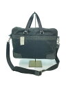 【中古】COACH◆ブリーフケース/レザー/BLK/総柄/F70323【バッグ】