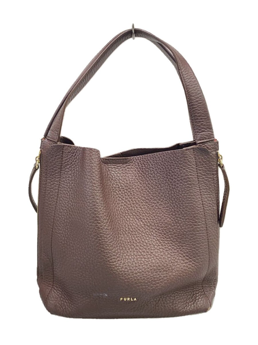 Furla - 【中古】FURLA◆ショルダーバッグ/--/BRW【バッグ】