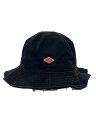 【中古】DANTON◆バケットハット/--/コットン/BLK/レディース/JD-7124【服飾雑貨他】