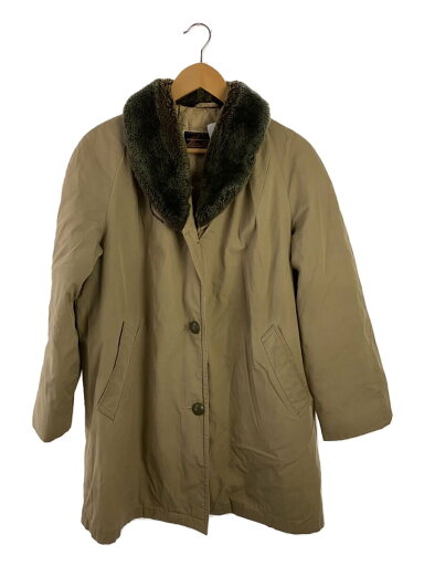 【中古】EDDIE BAUER◆襟ボア/GOOSE DOWN/ベージュ/ダウンコート【メンズウェア】 【中古】EDDIE BAUER◆襟ボア/GOOSE DOWN/ベージュ/ダウンコート【メンズウェア】