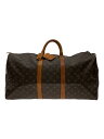 【中古】LOUIS VUITTON◆キーポル55_モノグラム・キャンバス_BRW/PVC/BRW【バッグ】