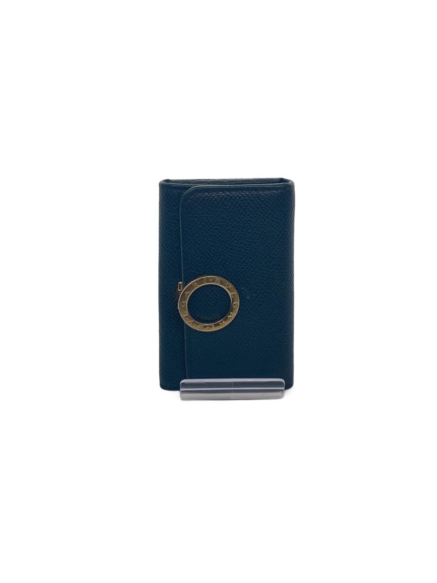 【中古】BVLGARI◆キーケース/レザー/GRN/メンズ【服飾雑貨他】
