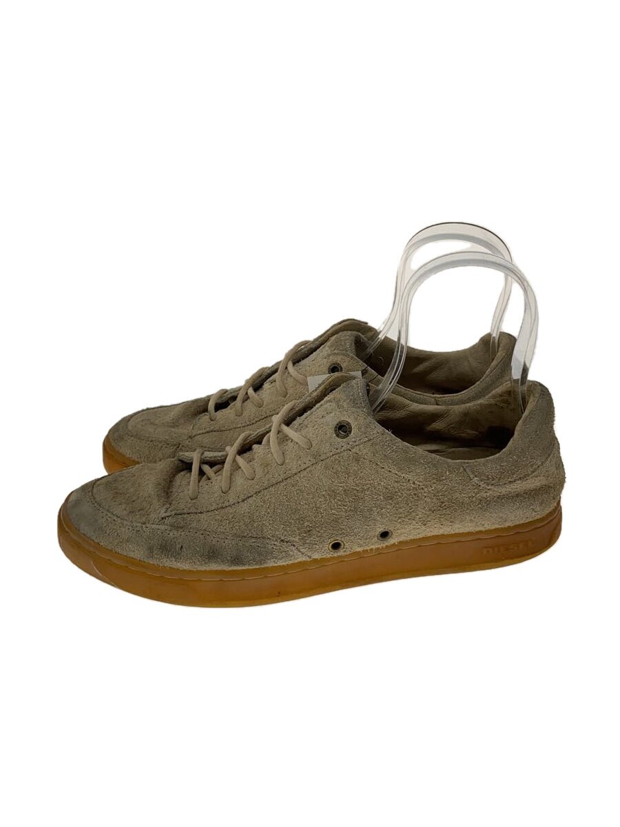 【中古】DIESEL◆ローカットスニーカー/28cm/BEG/スウェード/S14-11-CHP【シューズ】