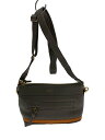 【中古】MASTERPIECE◆ショルダーバッグ/レザー/GRY【バッグ】