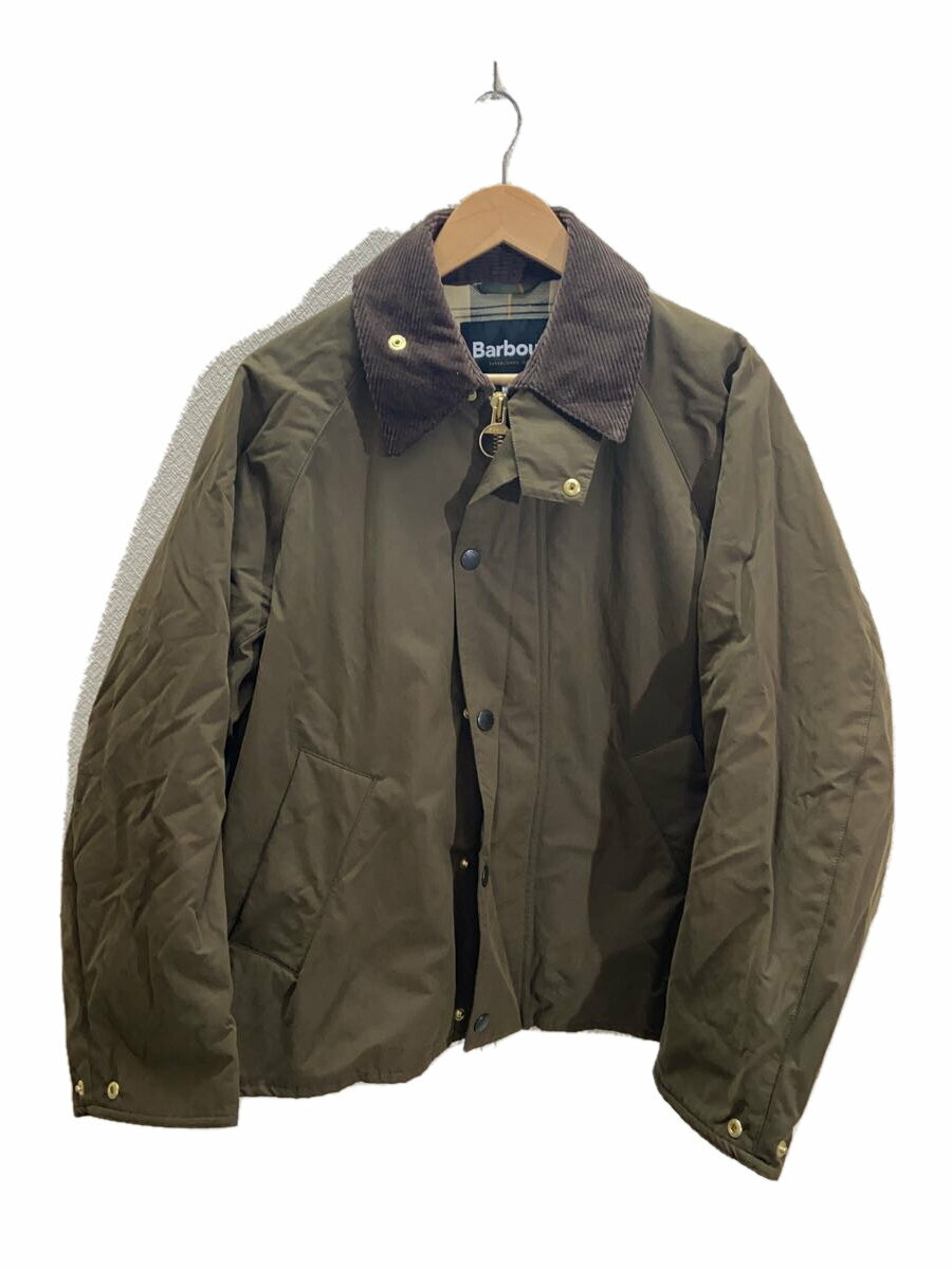【中古】Barbour◆ジャケット/38/ポリエステル/KHK/242MCAS150【メンズウェア】