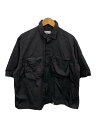【中古】MAGIC STICK◆半袖シャツ/M/コットン/BLK/22SS-MS4-027/SEQUENCE SS SHIRT【メンズウェア】