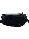 【中古】PORTER◆ウエストバッグ/--/BLK/無地【バッグ】