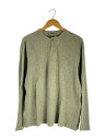 【中古】ESSENTIALS◆長袖Tシャツ/S/コットン/GRY//【メンズウェア】