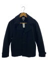 【中古】桃太郎ジーンズ◆ピーコート/36/ウール/BLK/無地【メンズウェア】(4)