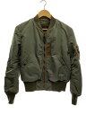 【中古】REAL McCoyS◆MIL-J-8279 MA-1/S/グリーン/8415-273-3969【メンズウェア】