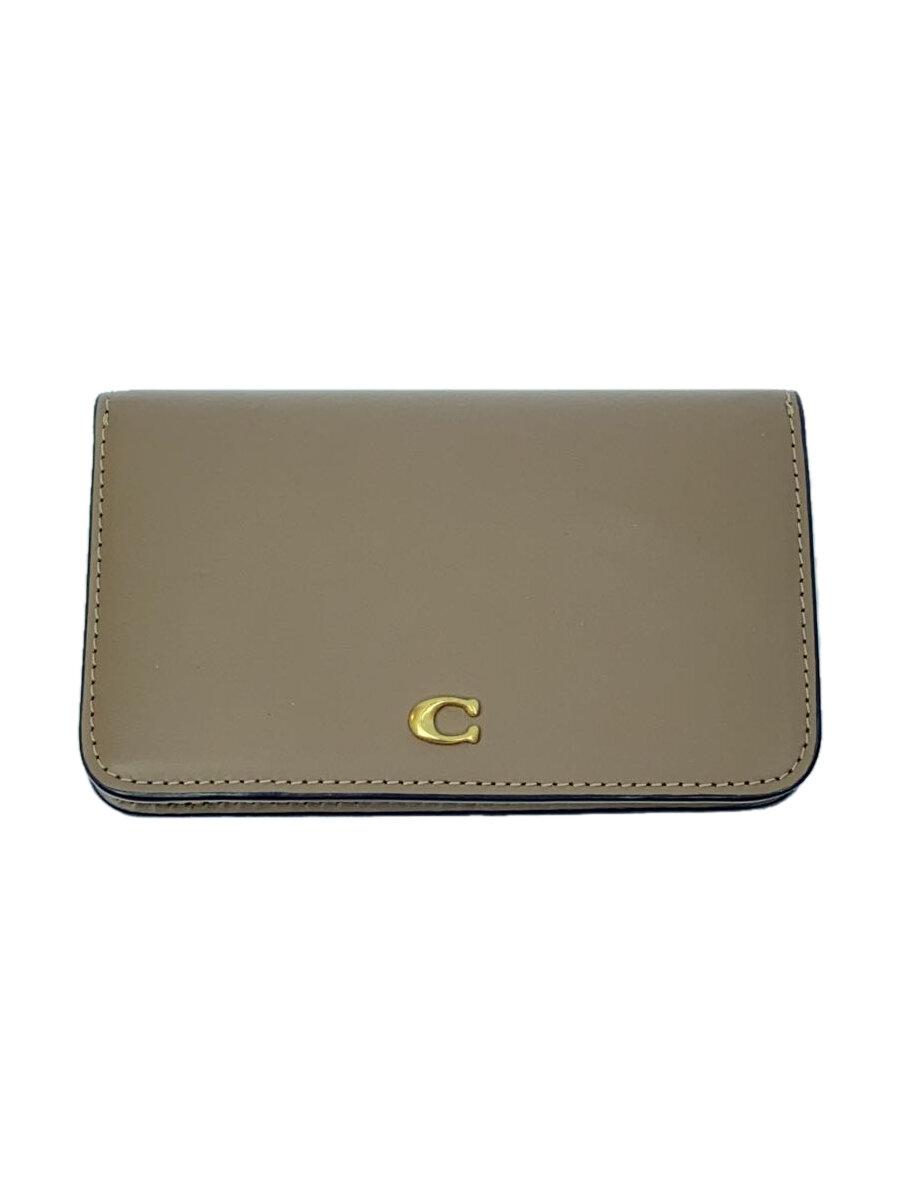 Clothing Accessories (Caps, Ties, Belts) - 【中古】COACH◆2つ折り財布/Bコインケース/EG/レディース【服飾雑貨他】