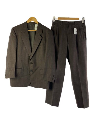 【中古】COMME des GARCONS HOMME DEUX◆セットアップ/S/ウール/BRW/ストライプ/DJ-05040S/DP-0521S【メンズウェア】 【中古】COMME des GARCONS HOMME DEUX◆セットアップ/S/ウール/BRW/ストライプ/DJ-05040S/DP-0521S【メンズウェア】
