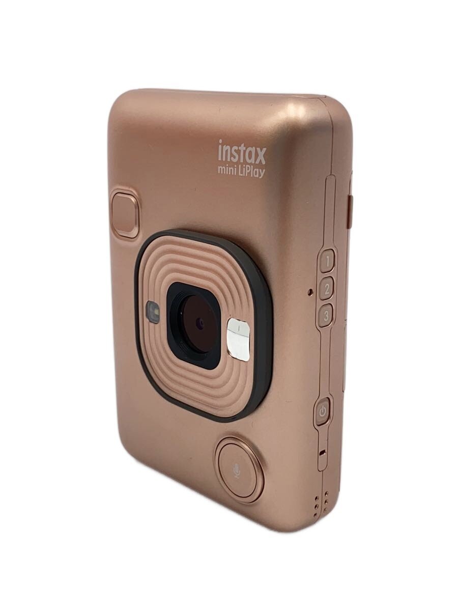 【中古】FUJIFILM◆コンパクトデジタルカメラ instax mini INSTAX MINI LIPLAY BLUSH GOLD【カメラ】