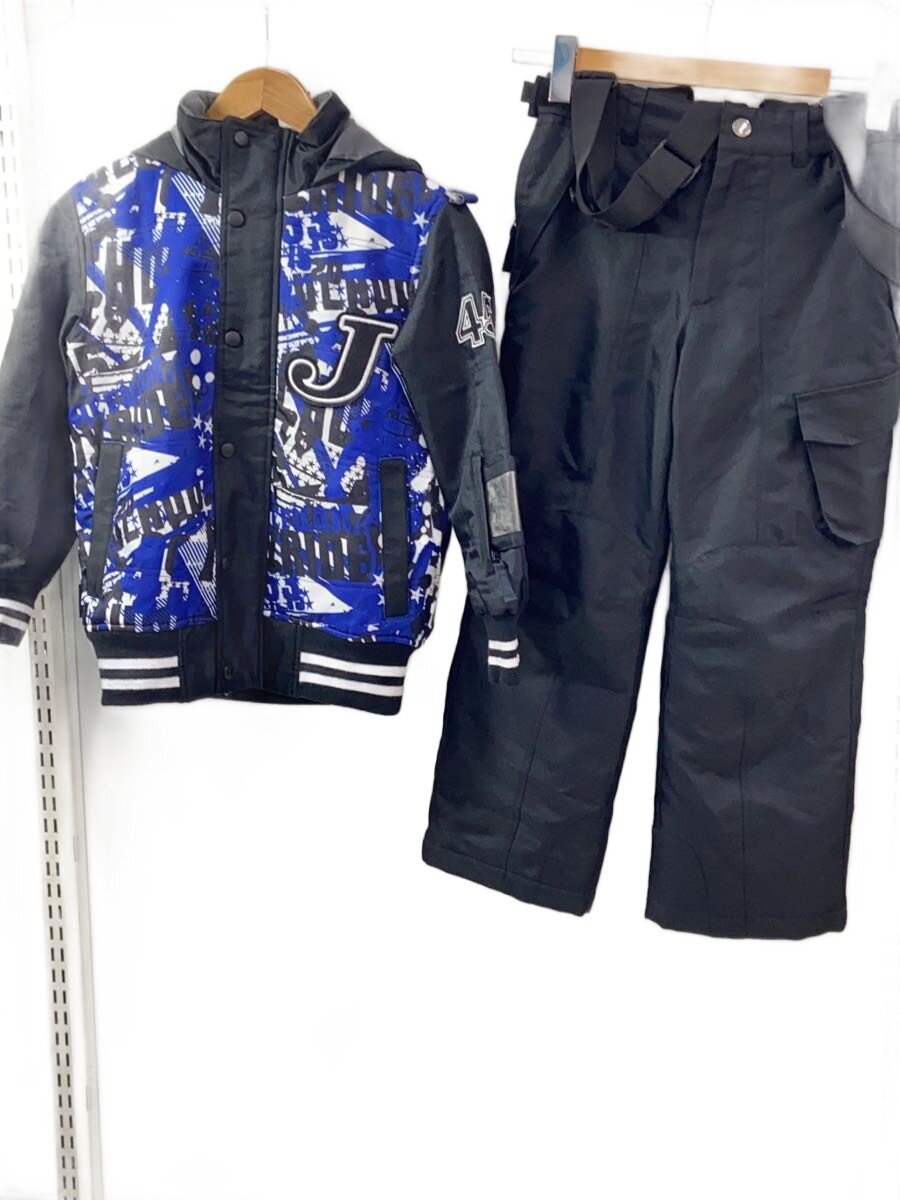 【中古】JOYRIDE◆130サイズ/ウェアー上下/BLK【スポーツ】