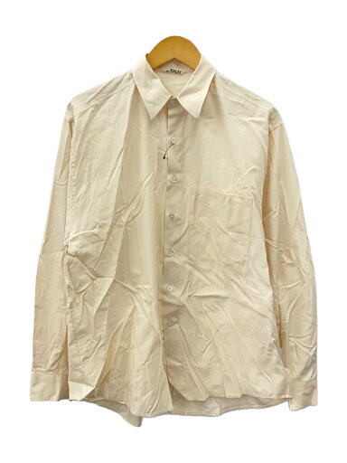 【中古】AURALEE◆WASHED FINX TWILL BIG SHIRTS/4/コットン/GRY/無地/A20AS02TN【メンズウェア】