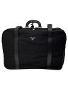 【中古】PRADA◆ブリーフケース/ナイロン/BLK【バッグ】